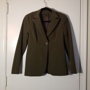JEENE MAAG FOREST GREEN WOMENS BLAZER